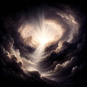 3. Och Gud sade: Låt det bli ljus! Och det blev ljus.