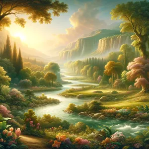 13. Namnet på den andra floden är Gihon; det är den som rinner runt hela landet Kush.