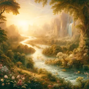 14. Namnet på den tredje floden är Tigris; det är den som rinner öster om Assyrien. Den fjärde floden är Eufrat.