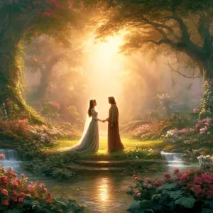 24. Därför skall en man lämna sin far och sin mor och hålla sig till sin hustru, och de skall bli ett kött.