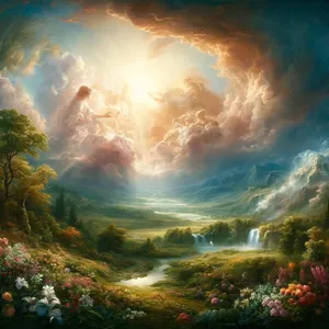 4. Detta är himlens och jordens historia när de skapades, på den dag då Herren Gud gjorde jord och himmel.