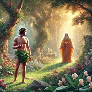 10. Och han svarade: Jag hörde din röst i lustgården, och jag fruktade, eftersom jag var naken; därför gömde jag mig.