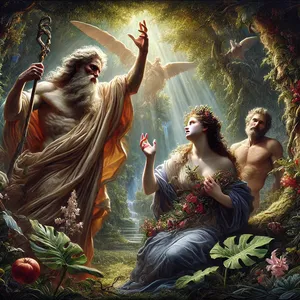 16. Till kvinnan sade han: Jag skall göra din möda stor, och du skall bära på barn med smärta; med smärta skall du föda barn; och till din man skall din åstundan vara, och han skall råda över dig.