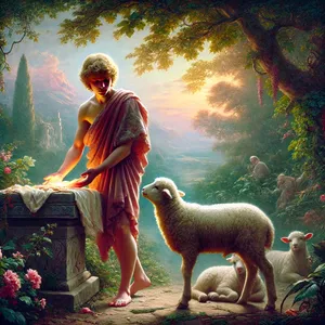 4. Abel bar fram också han av det förstfödda i sin hjord och av dess fett. Och Herren såg till Abel och hans offer,