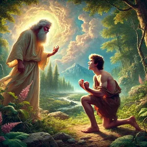 6. Och Herren sade till Kain: Varför är du vred och varför sänker du blicken?