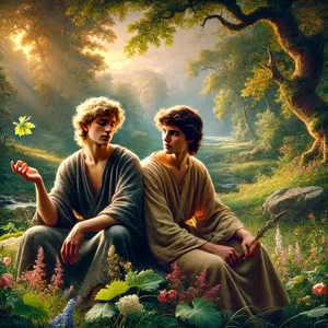 7. Är det inte så: om du handlar rätt vågar du lyfta blicken, men om du inte handlar rätt då lurar synden vid dörren. Den har begär till dig, men du skall råda över den.