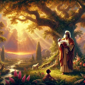 29. Han gav honom namnet Noa och sade: Han ska trösta oss i vårt arbete och våra händers möda med den mark som Herren har förbannat.