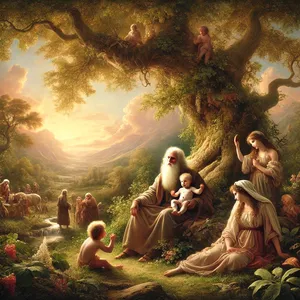 4. Efter Sets födelse levde Adam 800 år och fick söner och döttrar.