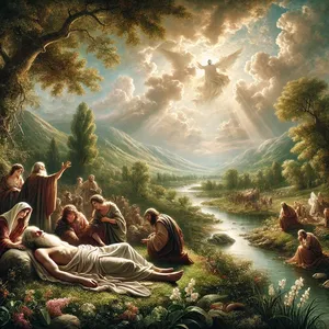 5. Adams hela ålder, den tid han levde, blev 930 år. Sedan dog han.