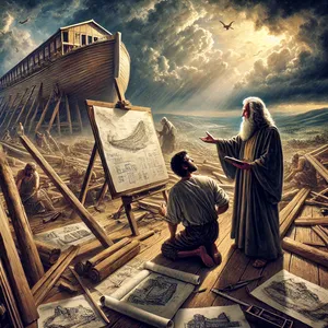 15. Så här ska du göra arken: Den ska vara tre hundra alnar lång, femtio alnar bred och trettio alnar hög.