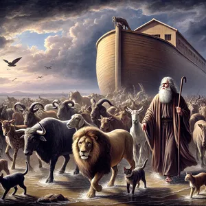 19. Av allt levande, av allt kött, ska du ta med dig ett par av varje art in i arken för att bevara dem vid liv med dig. De ska vara hanne och hona.