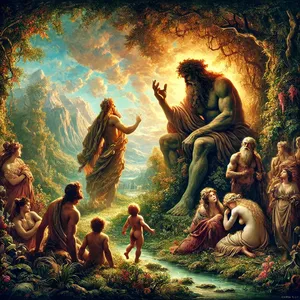 4. Vid denna tid, och också senare, fanns det jättar på jorden, sedan Guds söner hade fått barn med människornas döttrar. Det var de väldiga män som levde i forntiden och var så ryktbara.