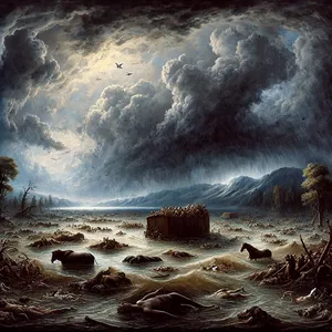 21. Allt kött som rörde sig på jorden gick under: fåglar, boskap, vilda djur, alla krälande djur som krälar på jorden, och alla människor.