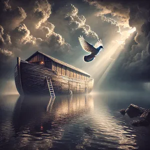 10. Han väntade ännu sju dagar och skickade sedan ut duvan ur arken en gång till.