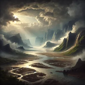 3. Vattnet torkade långsamt bort från jorden. Efter hundrafemtio dagar hade vattnet sjunkit undan.