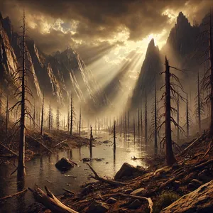 5. Vattnet sjönk undan ända till den tionde månaden, och på första dagen i den tionde månaden syntes bergstopparna.