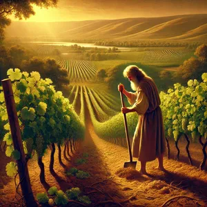 20. Noa var den förste som odlade jorden. Han planterade en vingård.