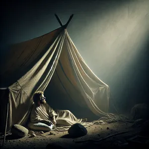 21. Han drack av vinet, blev drucken och låg blottad inne i sitt tält.